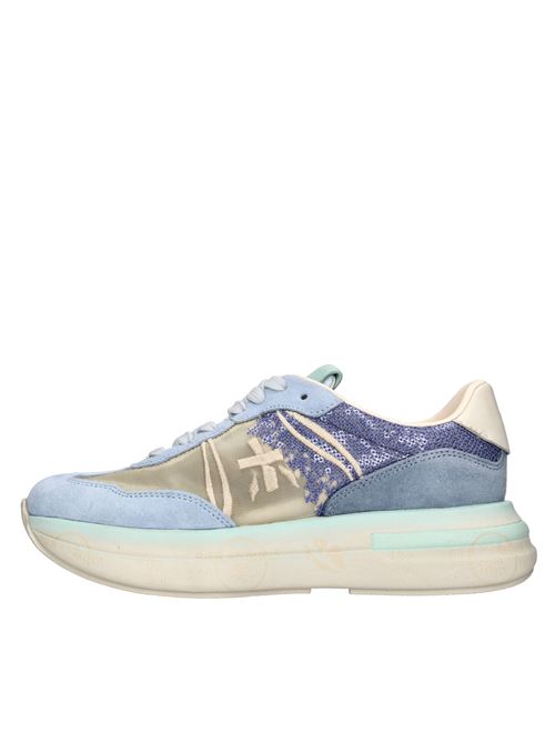 Sneakers in pelle scamosciata, tessuto e inserti in pelle PREMIATA | CASSIE VAR7471